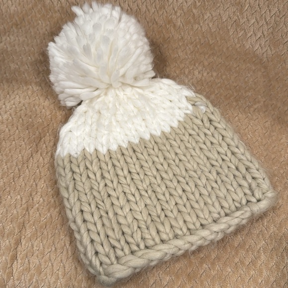 Free People Pom chunky knit beanie - Picture 2 of 3